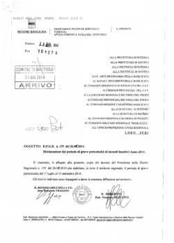 Decreto - Comune di Grottole