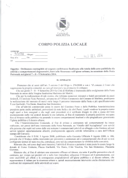 Scarica Allegato - Comune di Molfetta