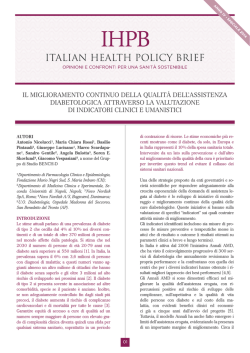 IL MIGLIorAMENTo CoNTINUo DELLA QUALIT&agrave; DELL