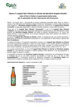 Scarica Comunicato Stampa