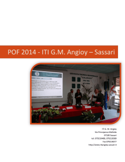 Documento - Istituto tecnico industriale Angioy