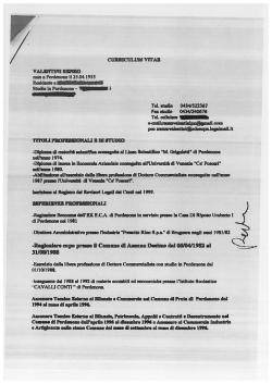 Curriculum vitae dott. Valentini Renzo [pdf