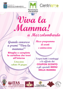 Scarica la brochure  - Mezzolombardo in Centro