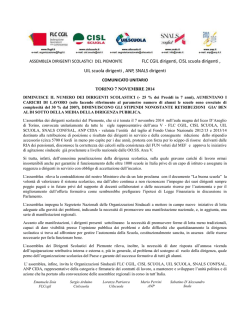 DEL PIEMONTE dirigenti scuola dirigenti scuola dirigenti