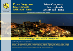 programma AME 9-10 Maggio 2014