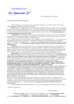 Richiami e Precisazion