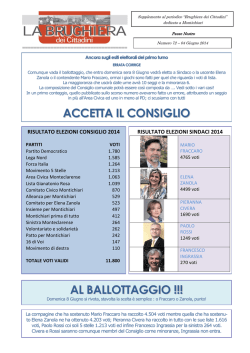 2014 giugno 04 - Numero 72 - del sito Brughiera dei Cittadini
