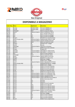 Disponibilit&agrave;