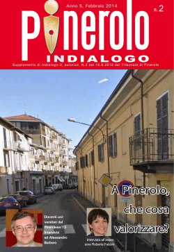 A Pinerolo, che cosa valorizzare?