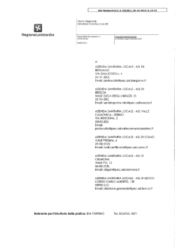 DGR n. X/1095 del 16 dicembre 2013