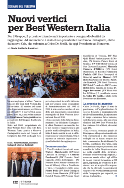Nuovi vertici per Best Western Italia