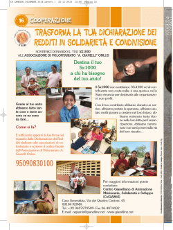 Scarica il nostro giornalino missionario