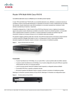 Cisco RV016 Multi WAN VPN Router (Italian)
