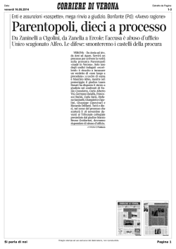 Parentopoli, dieci a processo