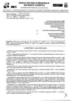 Istanza Sig. Nascenzi Rodolfo per taglio di una ceppaia di una quercia