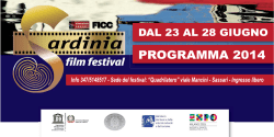 programma 2014.indd - Sardinia Film Festival