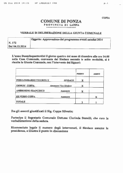 Approvazione - Albo Pretorio