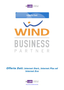 Offerte Dati: Internet Start, Internet Plus ed Internet Evo