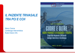 il paziente trivasale tra pci e cch