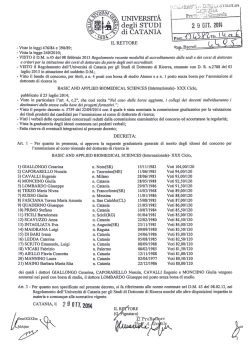 BASIC AND APPLIED BIOMEDICAL SCIENCES XXX Ciclo DR 4495