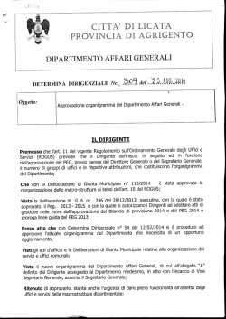 citta9 di licata dipartimento affari generali