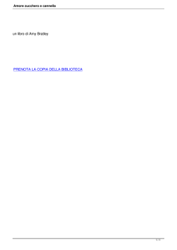 Amore zucchero e cannella