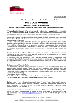 Piccole Gonne (di e con Alessandro Fullin)