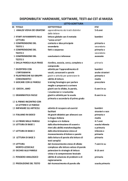inventario nuovo - cst massa carrara