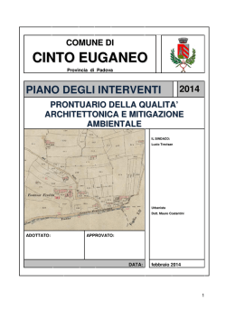 architettonica e mitigazione ambientale