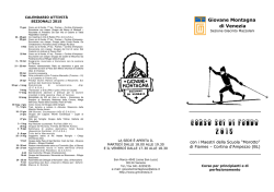 GM - Corso Sci di fondo 2015