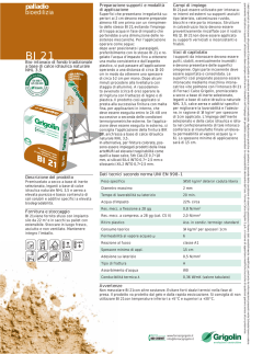 Scheda tecnica fornitore