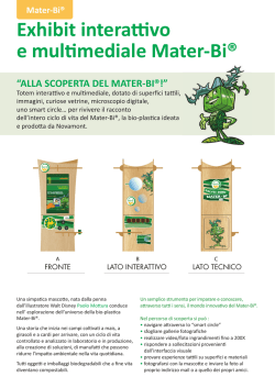 Scarica la scheda del Totem - alla scoperta del mater-bi