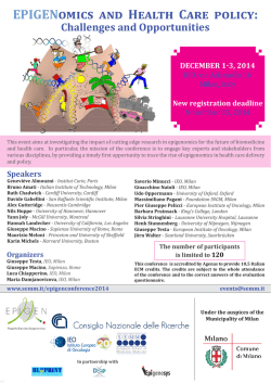 EPIGENomics and Health Care policy: