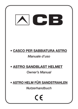 casco per sabbiatura astro • astro sandblast helmet