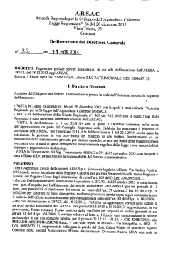 delibera n. 22 del 21.03.2014