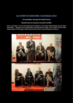 La sicurezza nei punti vendita