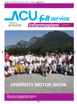 3&deg; numero - Acu Udine