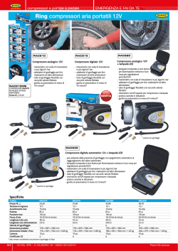 Ring compressori aria portatili 12V - DbWeb