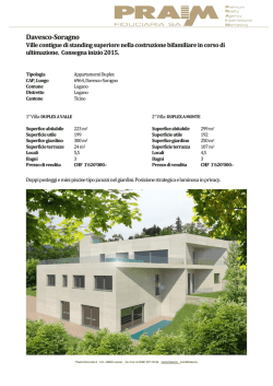 Davesco-‐Soragno - PRAIM Fiduciaria SA