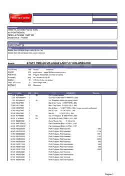 Composition modèle Start time go 28 - Cuisines