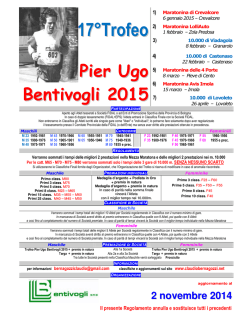 17&deg;Trofeo - claudiobernagozzi.net