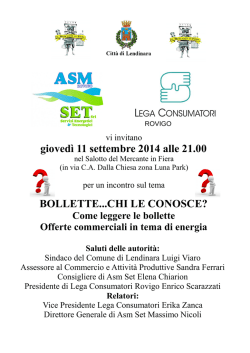 scarica la locandina - Comune di Lendinara