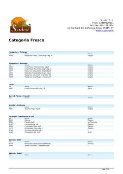 Scuderi S.R.L. - Catalogo Prodotti fresco