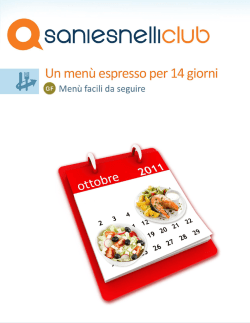 Men&ugrave; espresso per 14 giorni GF | 1