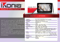 NUOVE SCHEDE TECNICHE TABLET