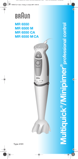 Multiquick / Minipimer - Migros