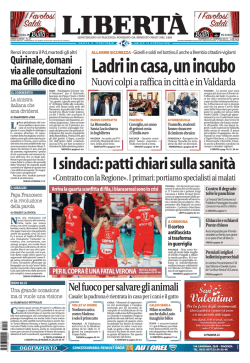 I sindaci:patti chiari sulla sanit&agrave;