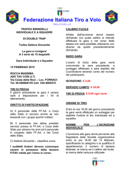 CORPI STATO GRAN PREMIO- DT 2015