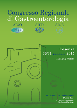 Congresso Regionale di Gastroenterologia