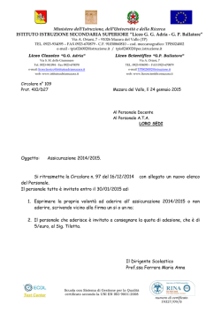 Assicurazione 2014/2015